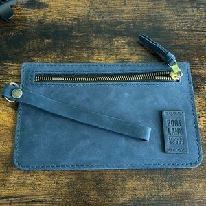 Portland Leather Goods Adriana Pouch Deep Water